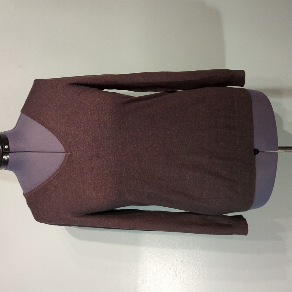 Women's V-Neck Brown Sweater
